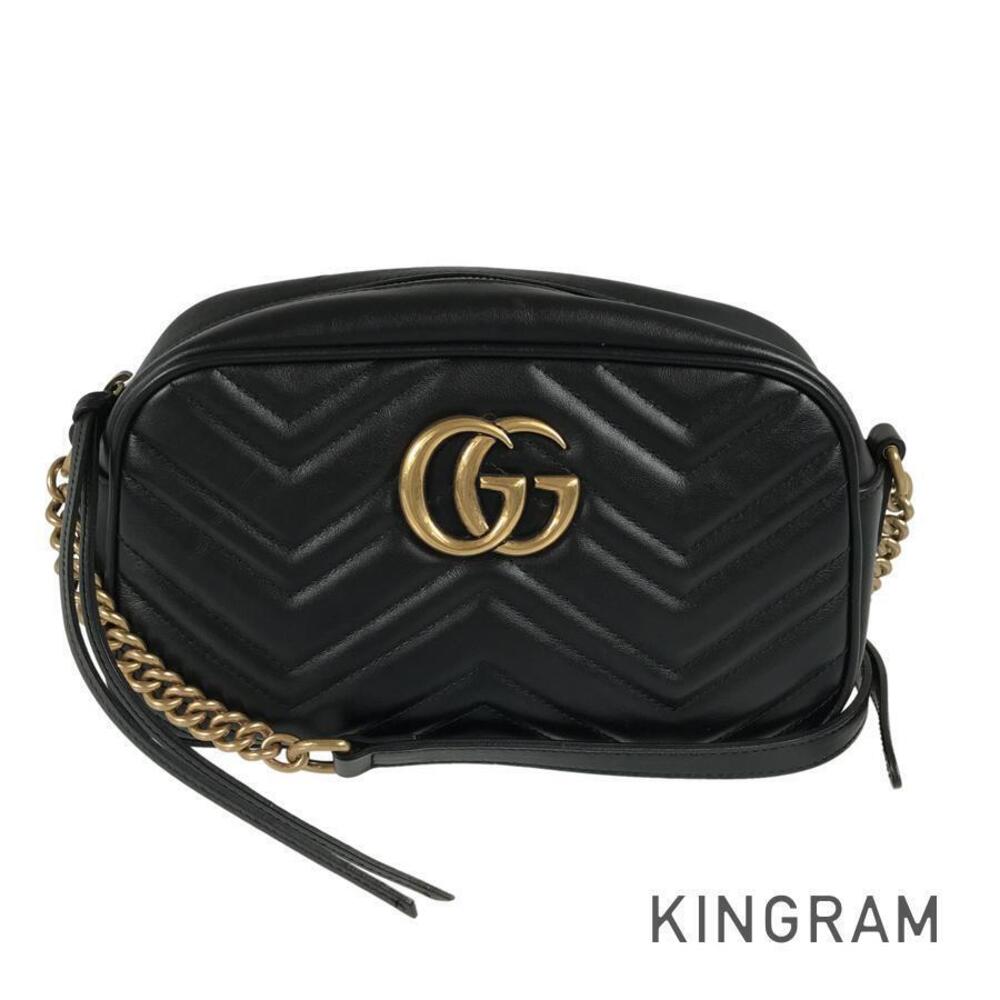 Gucci GG Marmont Camera Bag Leather Shoulder Black
